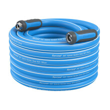 Mangueira de Jardim Fevone 16,5 m x 1,6 cm, Mangueira de Água Resistente com Cabo Rotativo