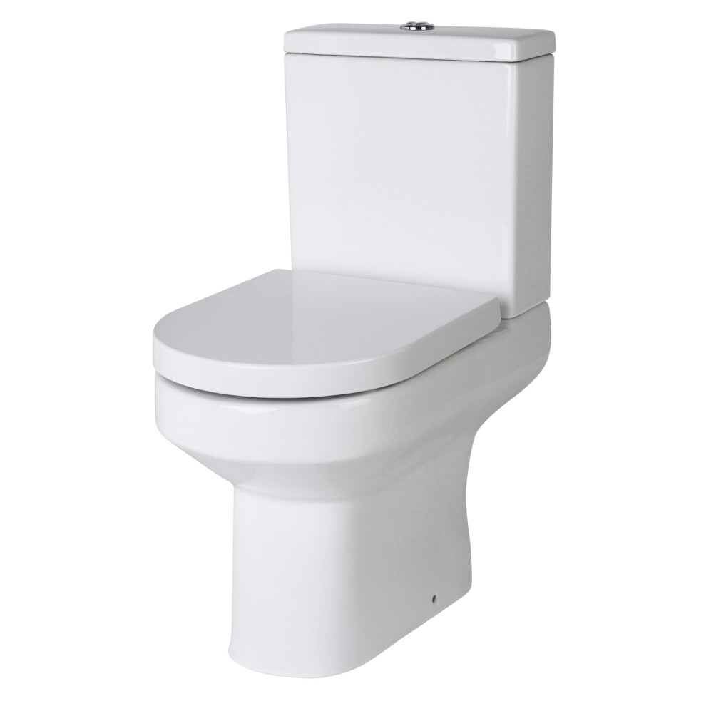 Balterley Semi-Flush To Wall Pan & Cistern - 800Mm X 397Mm X 625Mm