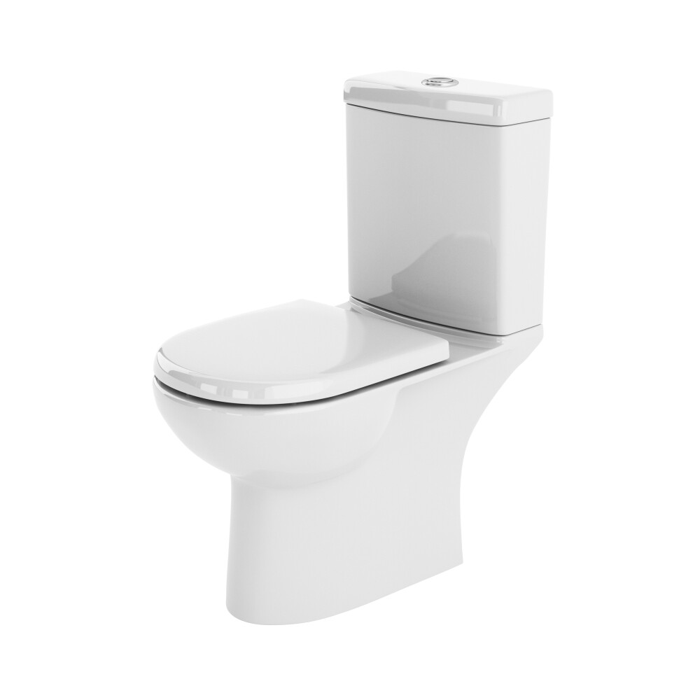 Compact Toilet Pan & Cistern   - 805mm x 360mm x 625mm