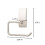 Command Toilet Paper Holder Satin Nickel with Water Resistant Command 2
