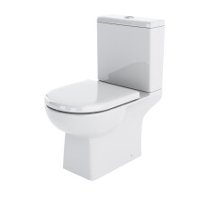 Modern Bathroom Close Coupled Toilet , 810mm x 400mm, White