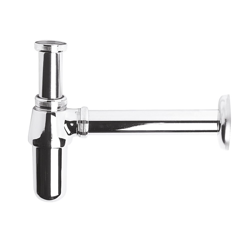 Round Bottle Trap - Chrome