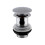 Balterley Round Push Button Basin Waste Slotted - Chrome 7