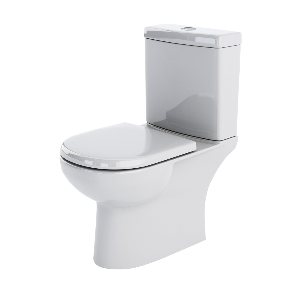 Close Coupled Toilet Pan & Cistern   - 825mm x 395mm x 670mm