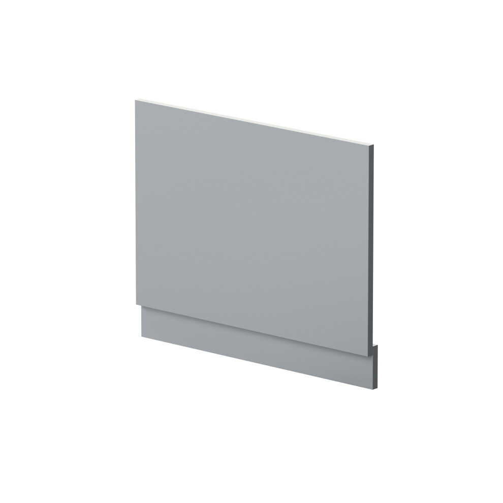 Balterley Grey 700Mm Straight Reversible Bath End Panel & Plinth - Satin