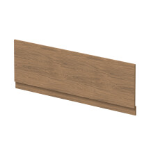 1700mm Straight Bath Front Panel and Plinth - Antique Oak