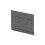 Balterley 800mm Bath MFC End Panel & Plinth - Woodgrain Anthracite 6