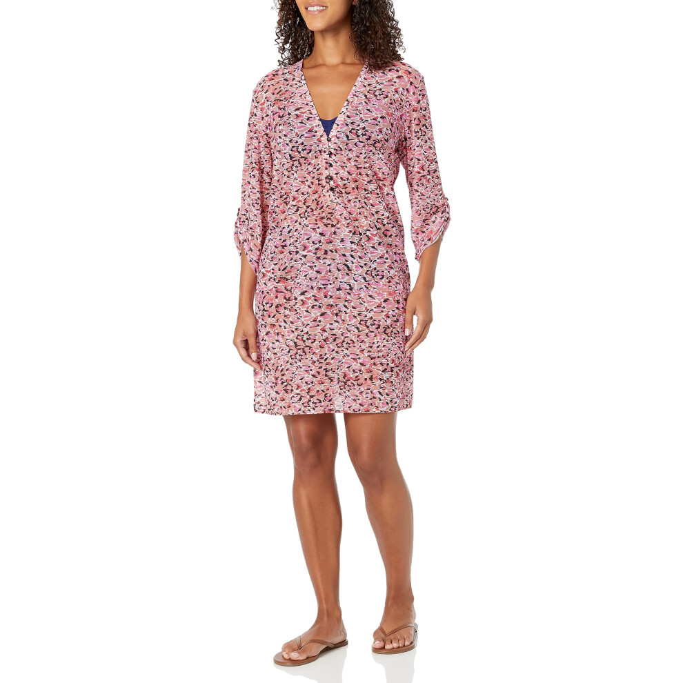 Robe en maille standard Pretty Wild de Profile by Gottex pour femme, multicolore/rose
