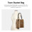 COACH Town Bucket Bag  Khaki Black 3