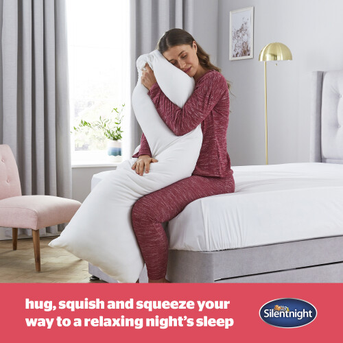 Silentnight Silentnight Squishy Body Pillow Full Support Neck Hip Back Stomach 1