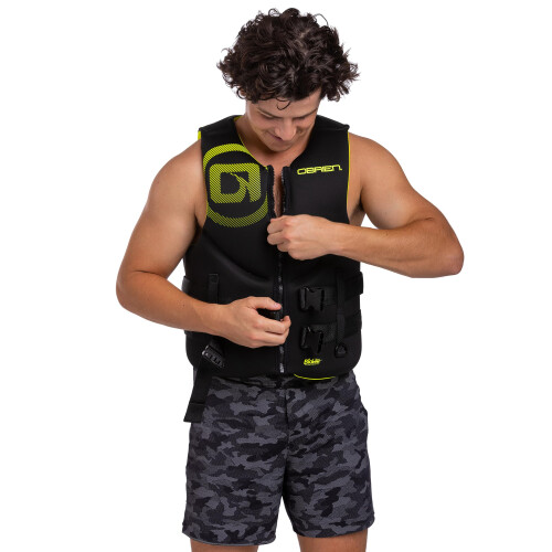 O'Brien Ανδρικό Παραδοσιακό Γιλέκο Neoprene USCGA, Κίτρινο, Μεσαίο 1