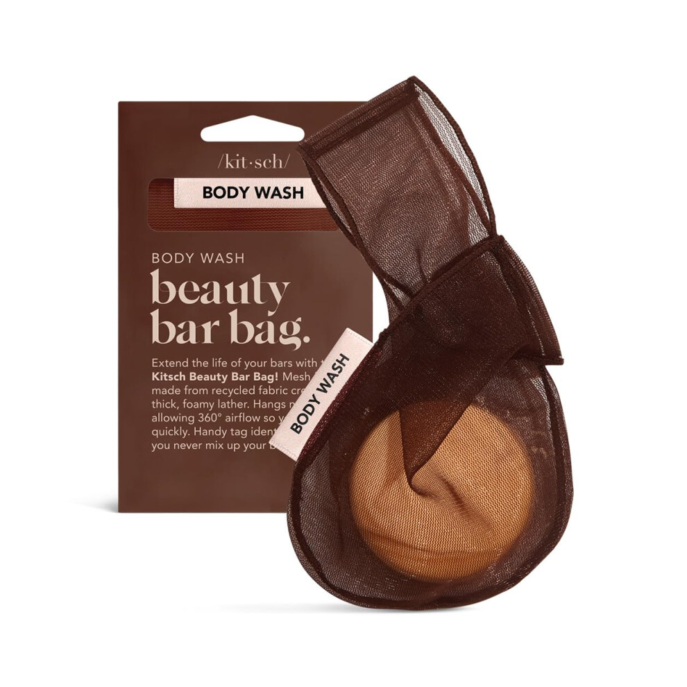 Kitsch Bar Soap Saver Bag - Beauty Bar Soap Bag & Bar Soap Pouch To Pr