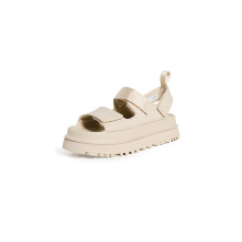 UGG Women's GOLDENGLOW Flat Sandal SEA Salt 10
