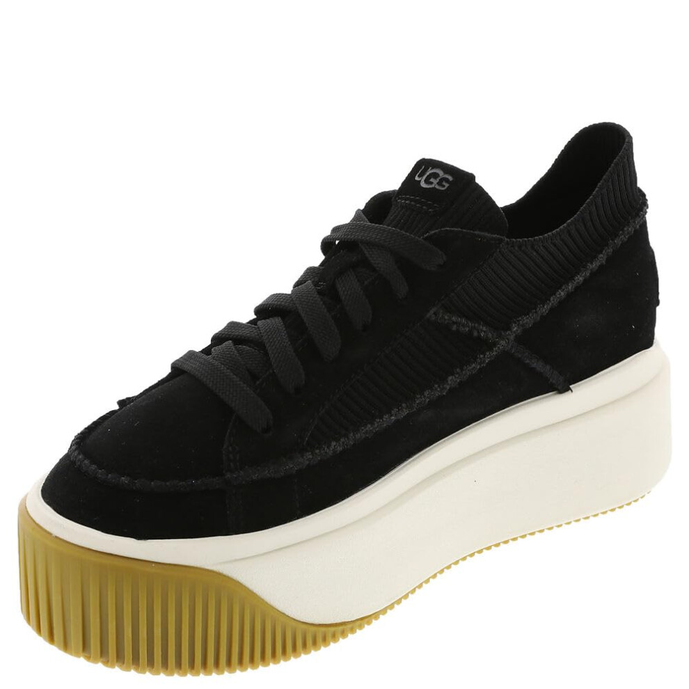 Baskets UGG EZ-DUZZIT LACE pour femme, noires, pointure 8