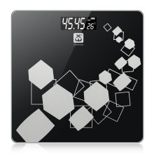 Digital Body Scale, 5mm Tempered Glass with LCD (powered by 2XAAA)