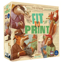 AEG & Flatout Games | Fit to Print | Build your Newspaper! | From the - Board Game