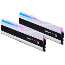 G.SKILL Trident Z5 RGB Series (Intel XMP 3.0) DDR5 RAM 64GB (2x32GB) 6000MT/s CL30-40-40-96 1.40V Desktop Computer Memory UDIMM - Matte Whit