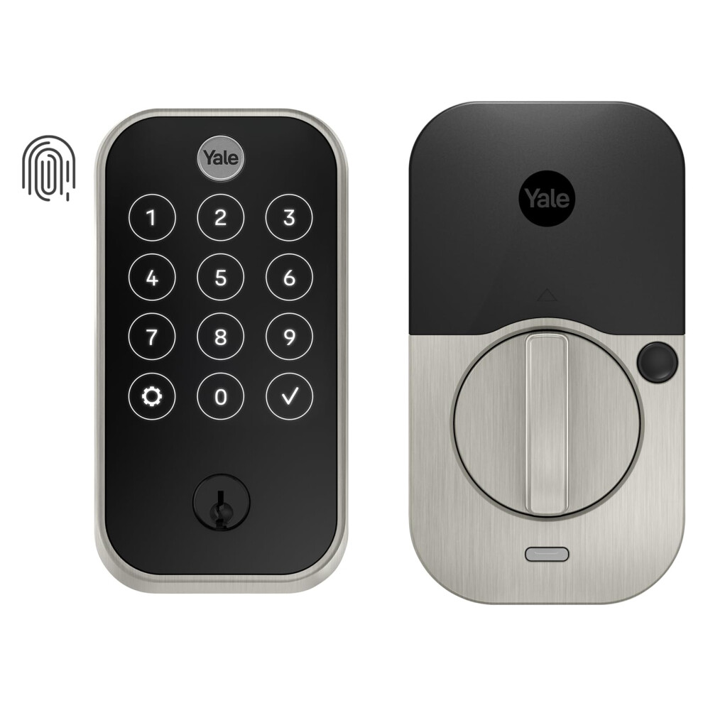 Yale Assure Lock 2 Touch (New) - Fingerprint Keypad Door Lock - Satin Nickel - YRD420-F-BLE-619