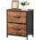 Somdot Nightstand with 2 Drawers  Bedside Table Small Dresser with Rem 1