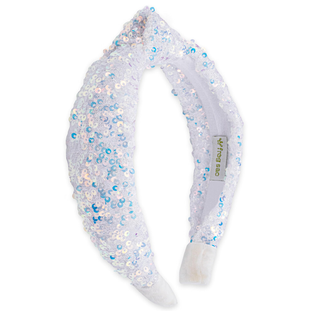 FROG SAC Bandeau     paillettes pour filles Bandeau     cheveux nou    blanc Acce