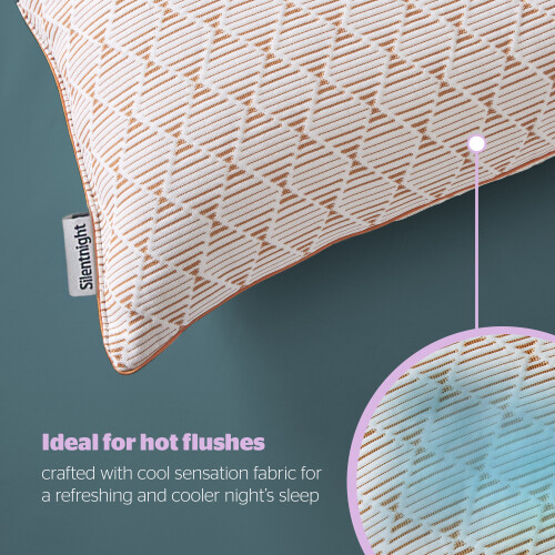 Silentnight Silentnight Restore Cooling Copper Pillow Soothing Breathable Support 2