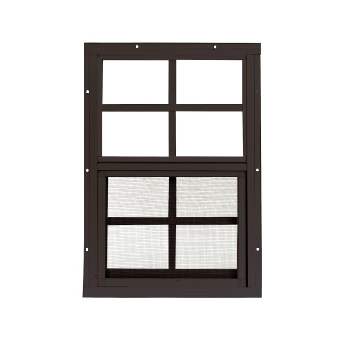 Apple Παράθυρο Σαπουνιού 12" Π x 18" Υ, Καφέ Flush Mount για Σαπούνια, Παιχνιδόσπιτα, Κότες 1 PK