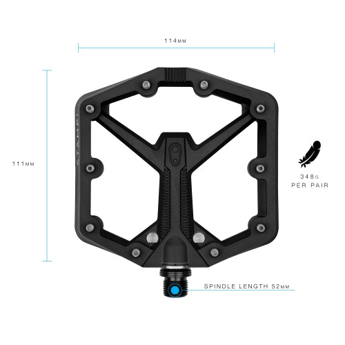 Pedals Crankbrothers MTB Stamp 1 Gen 2 Large Μαύρο 2