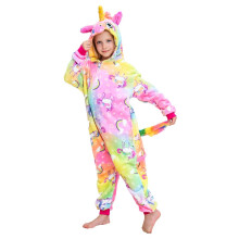 UDERUI Kinder Einhorn Onesie Pyjamas Einteiler Cosplay Kostüm Tier Schlafanzug