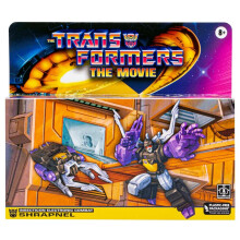 Figurine Transformers : Le Film R   tro Shrapnel 14 cm