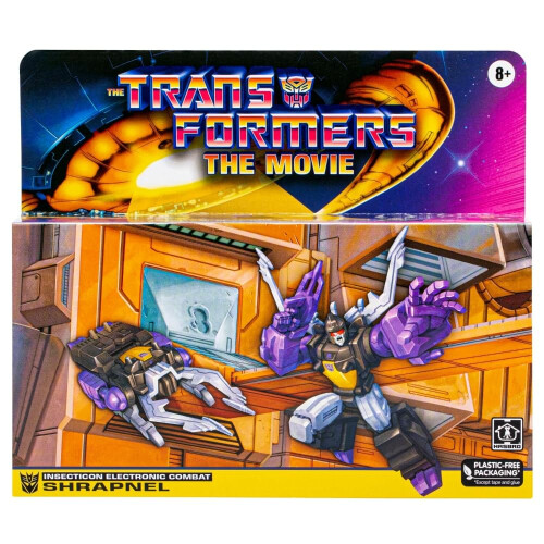 Hasbro Transformers: Elokuvahahmo Retro Shrapnel 14 cm