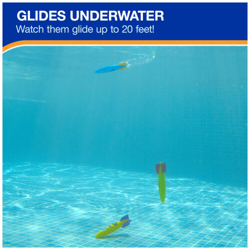 SwimWays Toypedo Bandits Jouets de Plongée - Pack de 4 1