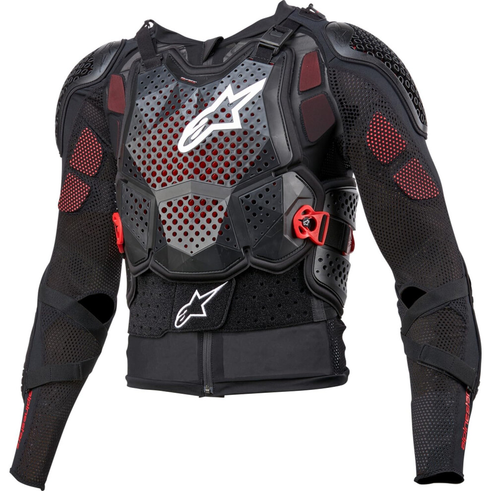 Alpinestars Black/White/Red Bionic Tech V3 Protective Jacket ( Large
