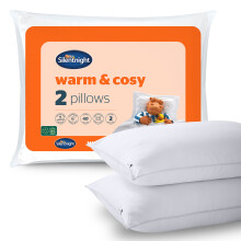 Silentnight Warm & Cosy Pillows 2 Pack Luxury Overlocked Finish