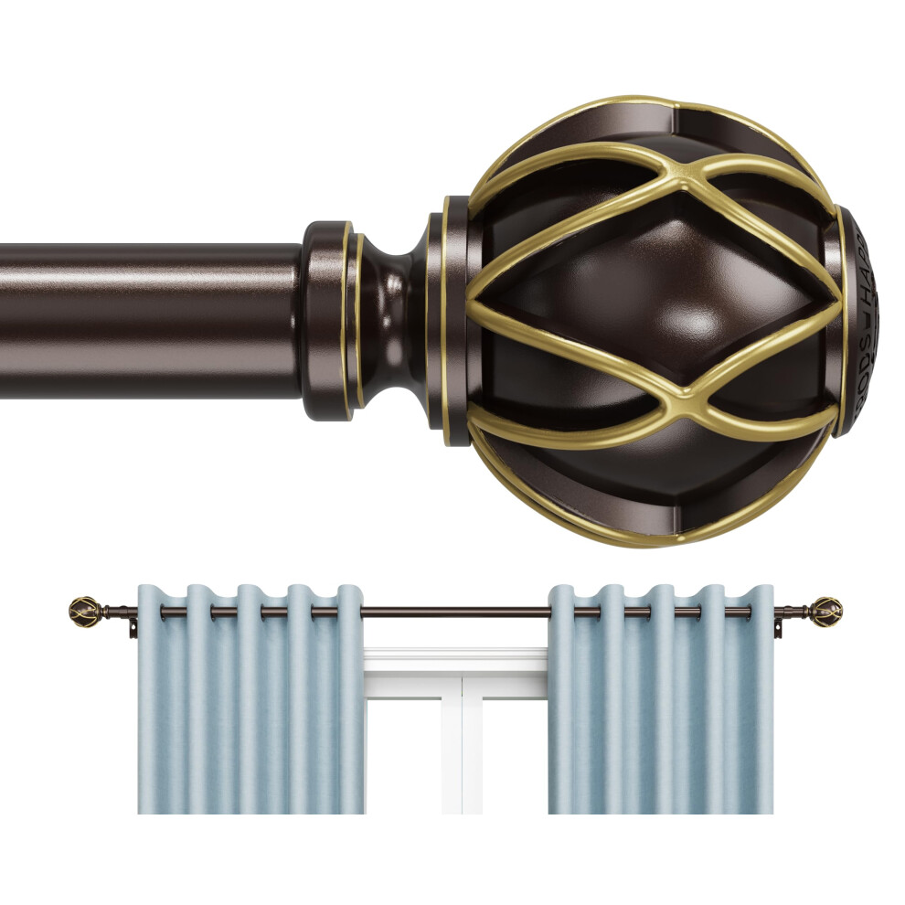 Curtain Rods for Windows 20 to 48 or 59 inches Max  Adjustable Length-image-OPC-PFN2T5F-NEW