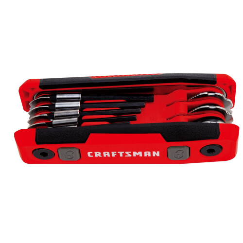 Σετ Φαλτσών Κλειδιών CRAFTSMAN, SAE, 8 Τεμαχίων με Αναδίπλωση (CMHT26025) 2