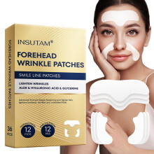 Insutam pande-rynkeplastre til anti-rynker: Smile Line Remover Pads - Overnight Lift Lines Treatment 12prs