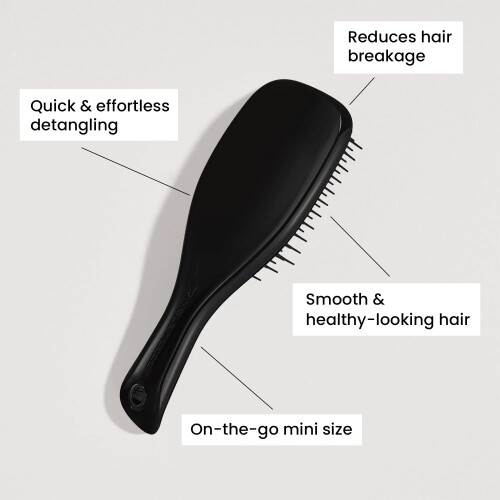 Tangle Teezer Tangle Teezer Ultimate Detangler Βούρτσα Μαλλιών, Εξαλείφει Κόμπους, Μίνι Για Ταξίδια, Μαύρη 2