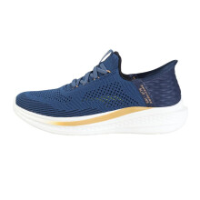 Skechers USA Heren Heren Slade-Quinto Hands Free Slip-in Moccasin Blauw