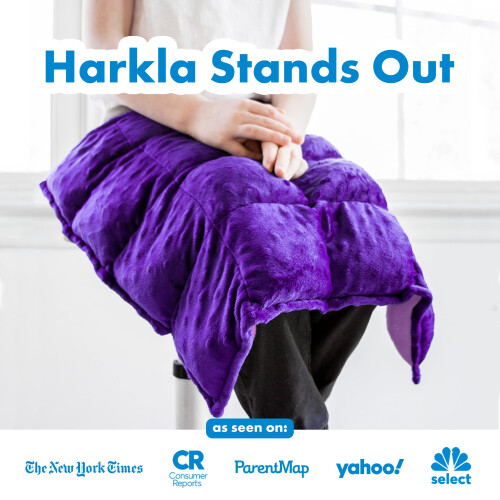 Harkla Weighted Lap Pad pro deti (levandule) 1