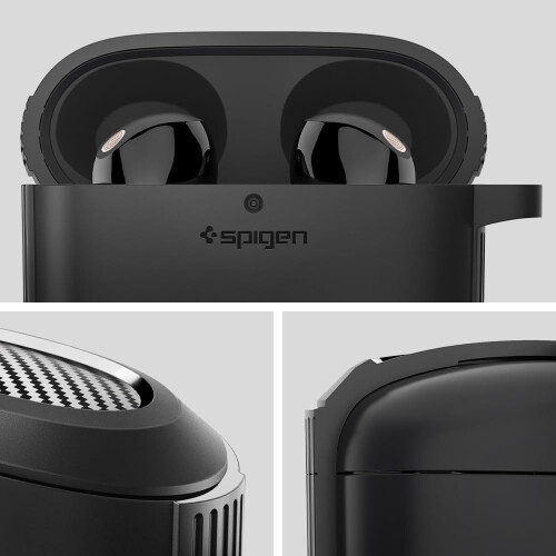 Spigen Spigen Rugged Armor για Θήκη Sony WF-1000XM5 (2023) Ανθεκτική Προστασία - Ματ Μαύρο 1