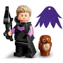 LEGO Marvel Series 2 Minifigure: Hawkeye with Purple Maleficent Cape -