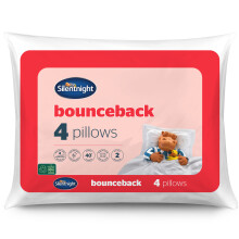Silentnight Luxury Overlocked Bounceback Pillows 4 Pack Medium Support