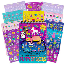 Fashion Angels 500+ Puffy Stickers Sticker Book - 30 Pages of Cute Sti