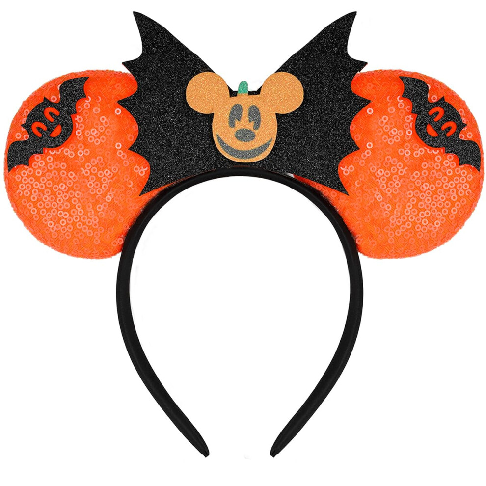 FANYITY Mouse Ears Sequin Mouse Ears Headband for Boys Girls Women halloween&Disney Trip