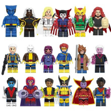 (16PCS X-men) 34PCS X-men Minifigures Toys Fit Lego