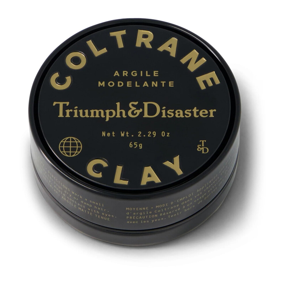TRIUMPH & DISASTER | Coltrane Clay Hair Pomade | Tenue moyenne pour cheveux fins