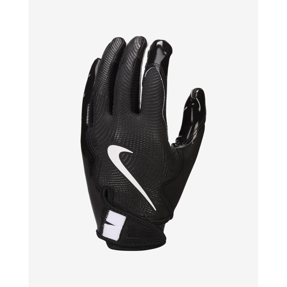 Nike Vapor Jet 8.0 Football Gloves Black/Black/Black/White  Medium