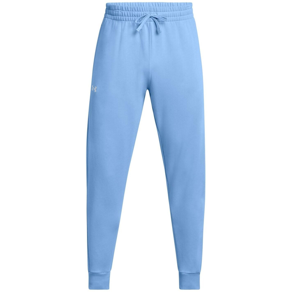 Under Armour Men's Rival Fleece Joggers  465 Horizon Blue / / White  X-Large Tall