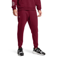 Under Armour Herr Rival Fleece Joggers, (625) Cardinal / / Vit, Small