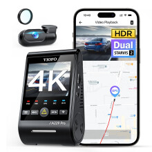 VIOFO A229 Pro 4K HDR Dash Cam  Dual STARVIS 2 IMX678 IMX675  4K+2K Front and Rear Car Camera  2 Channel with HDR  Voice Control  5GHz WiFi